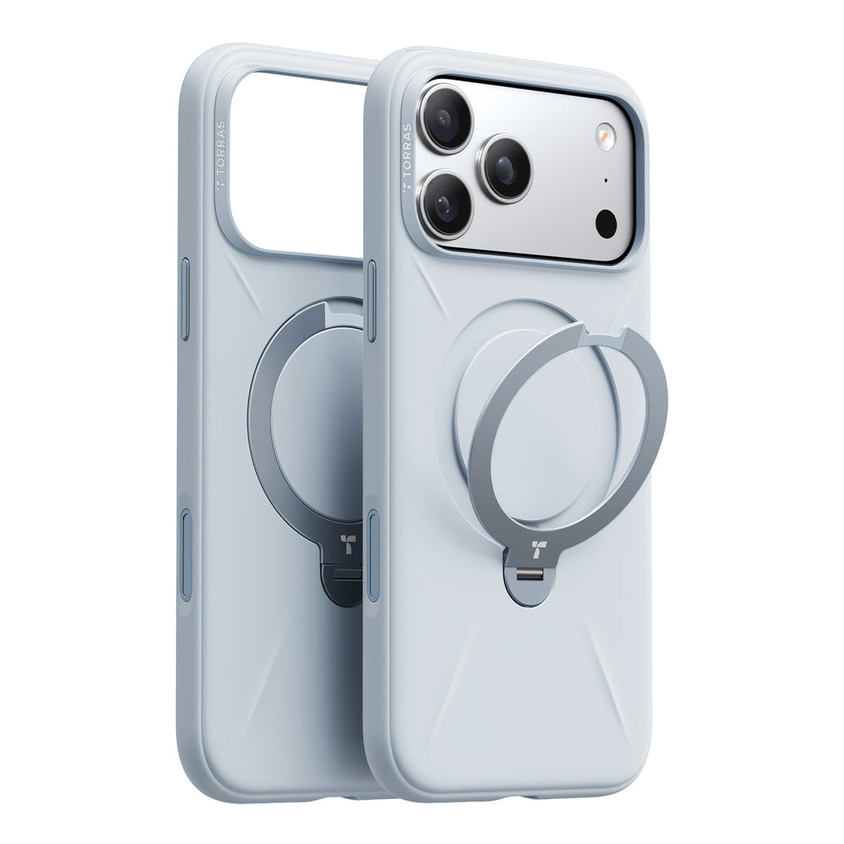 Torras Apple iPhone 17 Pro Max O Stand Spin Silicone Serisi Magsafe Kılıf